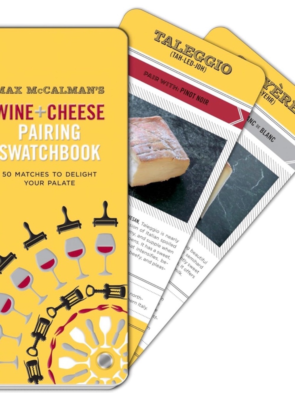 Wine + Cheese Pairing Swatchbook — Yellow